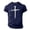#37-Navy, variant on Mens Casual Short Sleeve Easter Print Crewneck Pullover Beach Daily Tee Shirt Navy M Gifts for Father