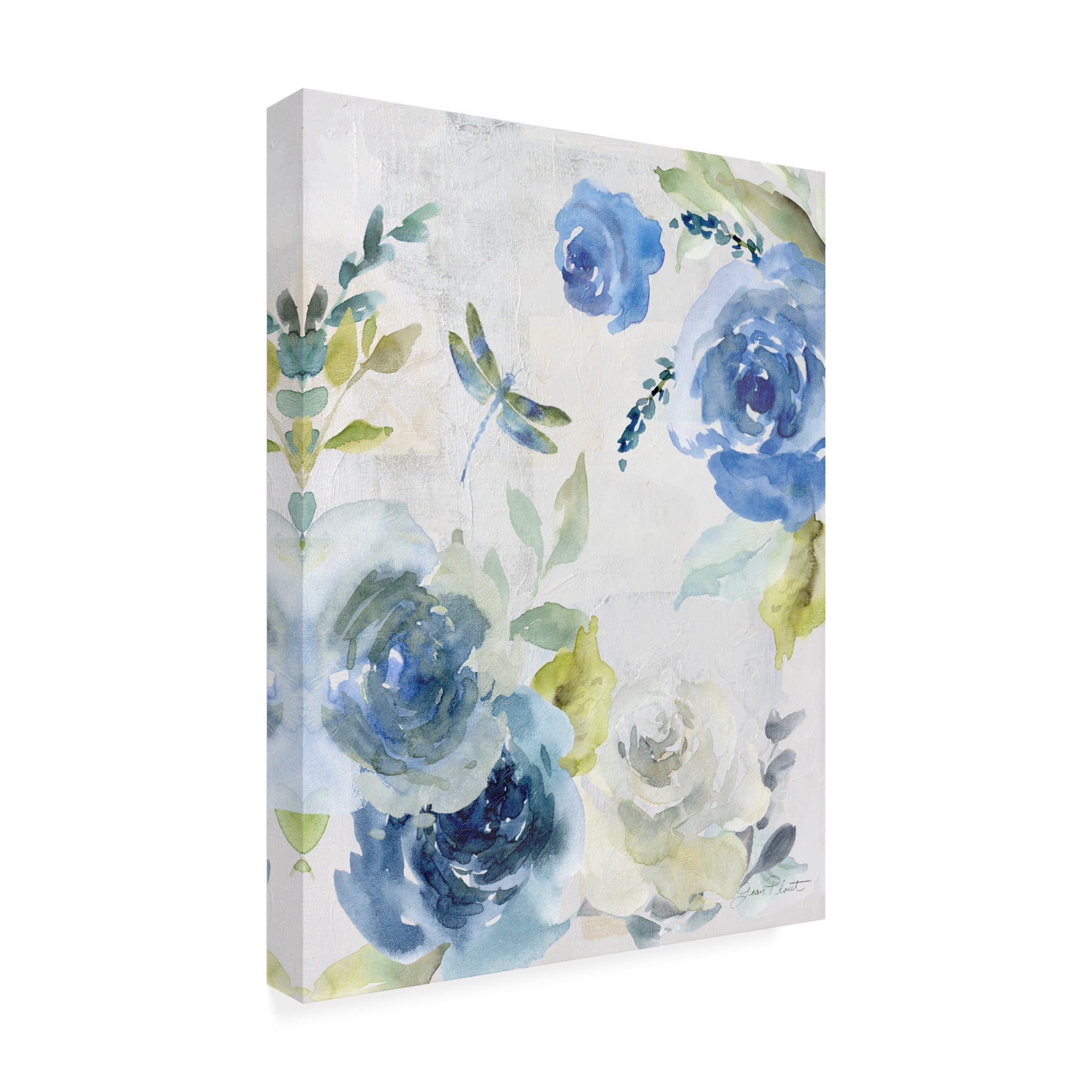 Canvas Wall Art - Jean Plout 'June Textures A' Wall Art for Living Room, Bedroom, or Office Décor by Trademark Fine Art - 35 x 47 Inches