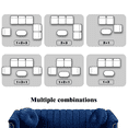 thumbnail image 6 of Aukfa 3 Pieces Sectional Sofa Couch Set for Living Room, 3 Seat Sofa, Loveseat and Accent Chair,Blue, 6 of 8