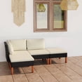thumbnail image 2 of Conjunto Lounge de Jardín Casafoyer en Poliratán Negro con Cojines, 2 of 5
