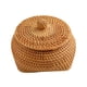 thumbnail image 4 of LUVCLS Mesa de té circular tejida con enredaderas otoñales, escritorio para artículos diversos, almacenamiento Bxpa Q2D9 CA, 4 of 6