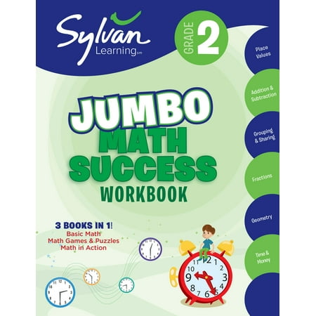 2nd Grade Jumbo Math Success Workbook : Activities, Exercises, and Tips to Help Catch Up, Keep Up, and Get Ahead