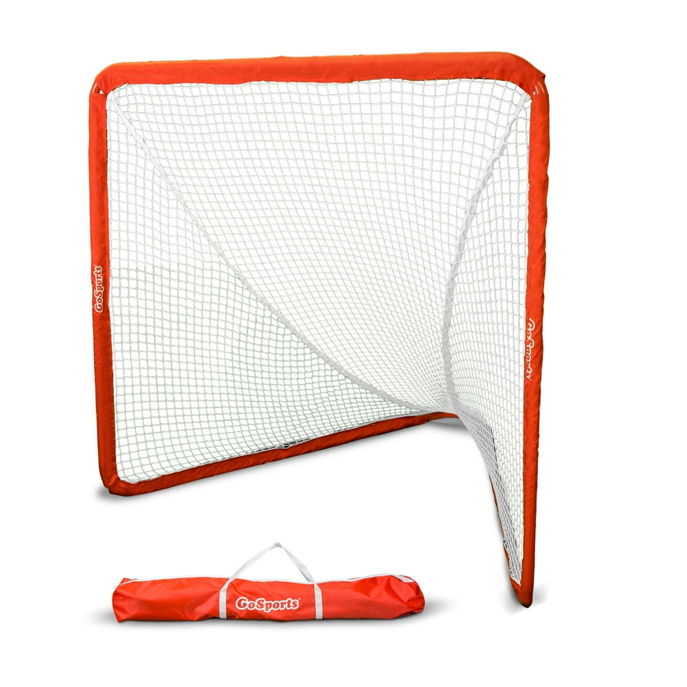 GoSports Regulation Lacrosse Goal with Steel Frame Only Truly Portable Lacrosse Goal Walmart