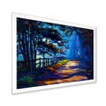 thumbnail image 2 of Designart 'Park Road In The Afternoon Shadows' Lake House Framed Art Print, 2 of 4