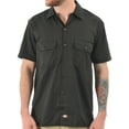 thumbnail image 1 of Dickies Men's Short-Sleeve Work Shirt, Black, Medium, 1 of 4