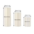 thumbnail image 5 of 3pcs Wedding Flower Stand Party Centerpieces Decor Cardboard Column 40/60/80cm White, 5 of 10
