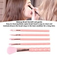 thumbnail image 3 of Makeup Brush Set, Professional Gentle 5pcs Easy To Clean Soft Cosmetic Brush Set Non Sticky  for Beginners, 3 of 7