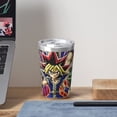 thumbnail image 6 of Yu-Gi-Oh Anime Thermos Cup Portable Insulated Water Bottles 12OZ Conical Thermos With Straw Unisex Stainless Steel Coffee Mug, 6 of 6