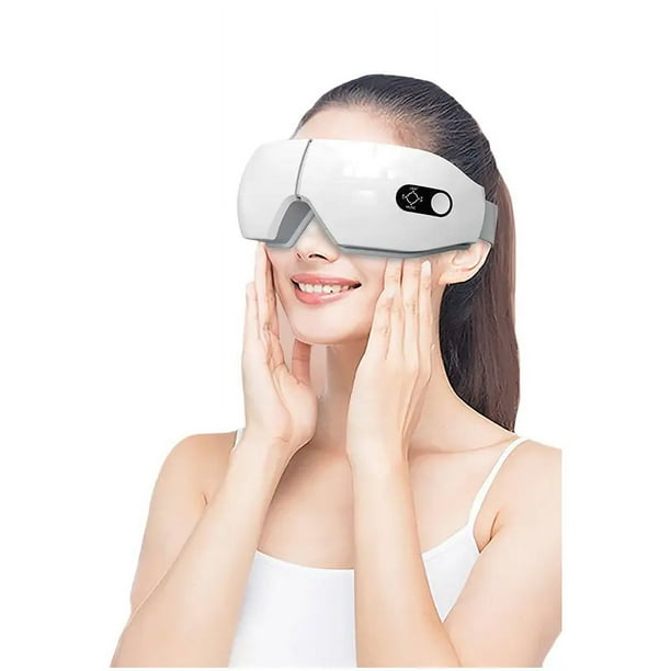 Masajeador de ojos Masajeador de ojos con calor para migranas Masajeador de sien calentado de 6 modos para relajar los ojos mejorar la circulacion ocular reducir los ojos secos ojeras Walmart