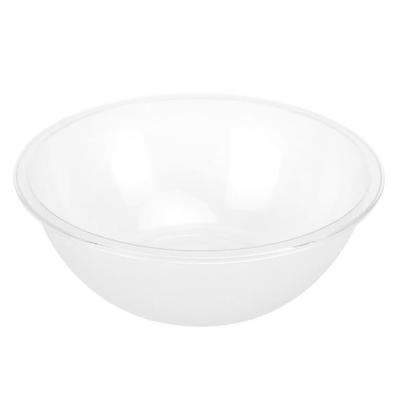 Cuencos grandes redondos transparentes de acrílico para servir ensaladas, frutas, bufés, platos, vajilla