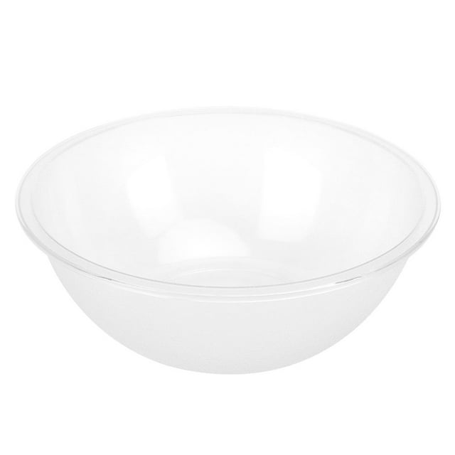 VIFERR Serving Bowl Large Round Clear Acrylic Serving Bowls Salad Fruit Buffet Serving Containers Dishes Tableware(30cm)