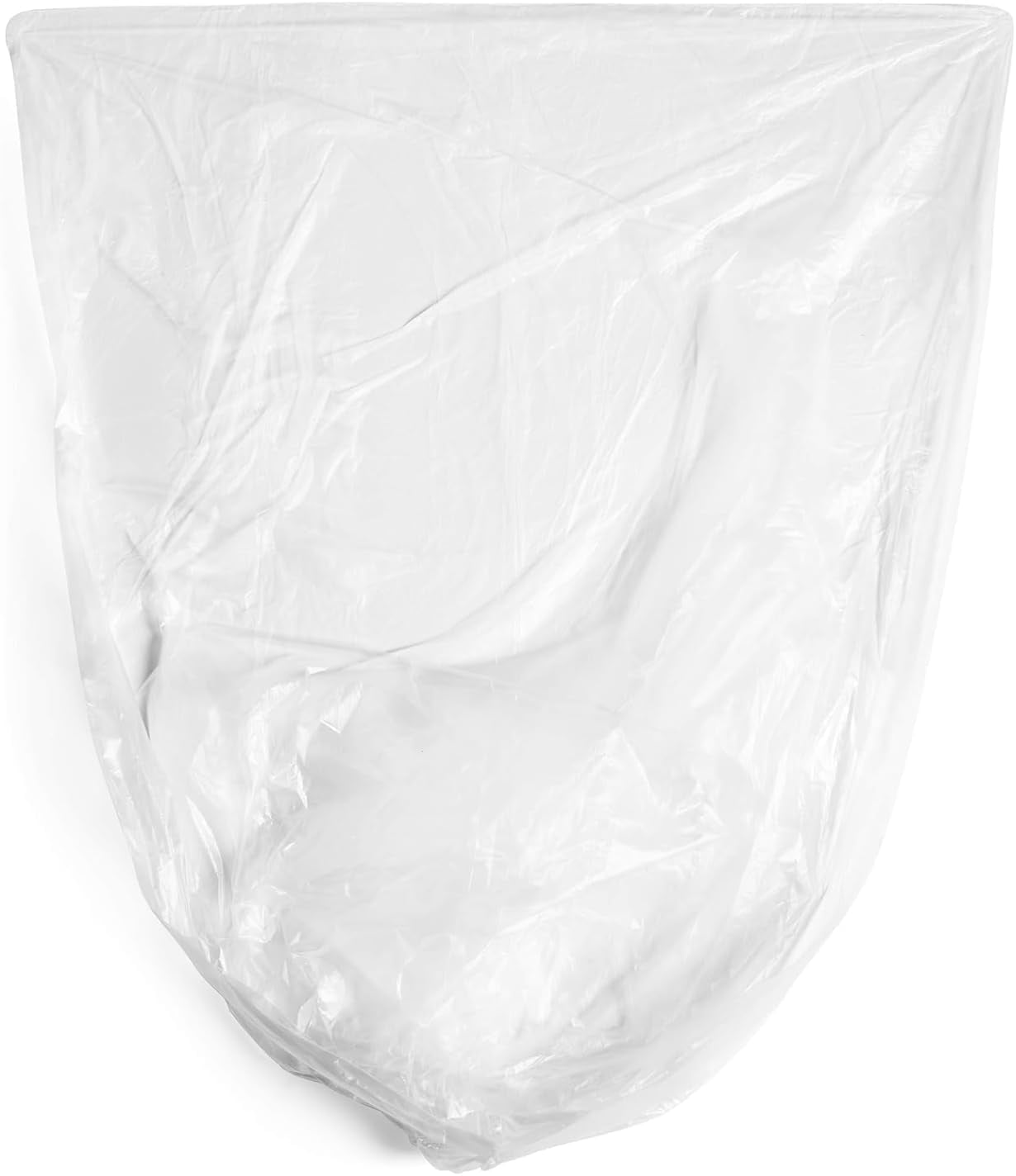 Aluf Plastics 55-60 Gallon Trash Bags Source Reduction Series Value High Density 22 Micron Gauge (equiv) - Intended for Home, Office, Bathroom, Paper, Styrofoam (Pack of 600)