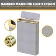 thumbnail image 7 of SpaceAid Extra Large Toilet Paper Storage with Lid, Slim Basket Holder, Gray, 7 of 7