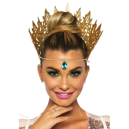 Leg Avenue Womens  Glitter Queen Crown