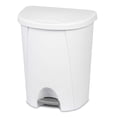 thumbnail image 1 of Bote de basura Sterilite 10948004 Step Bate 25 L blanco, 1 of 4