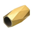 thumbnail image 3 of Uxcell 6Pack Plastic Curtain Rod Finials Drapery Rail Head Fits Dia. 26-28mm (Gold), 3 of 6