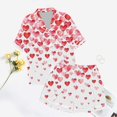 thumbnail image 5 of Kcolen Cozy Pajamas for Women Valentine Jammies Womens Pajamas Shorts Set Cute Heart Print Comfy Womens Plus Size Pajamas Valentines Day Gifts for Him, 5 of 6