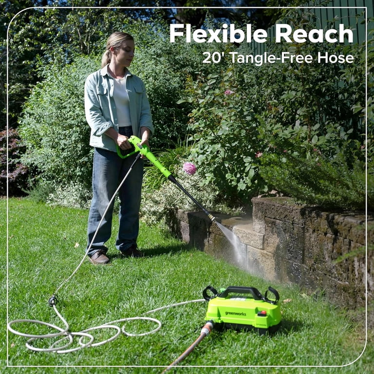 Greenworks, Pressure Washer, 1700 PSI, 1.2 GPM, Electric - Walmart.com