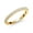 18K Yellow Gold Plated Silver, variant on 925 Sterling Silver White Created Moissanites Stackable Wedding Band Half Eternity Ring for Women (0.30 Cttw, G-H Color, Available in Size 5,6,7,8,9)