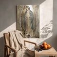 thumbnail image 2 of “Our Lady of Guadalupe with Gold Floral Accents (Regal Tone)” Sacred Canvas Wall Art Ready to Hang for Living Room and Bedroom, 2 of 8