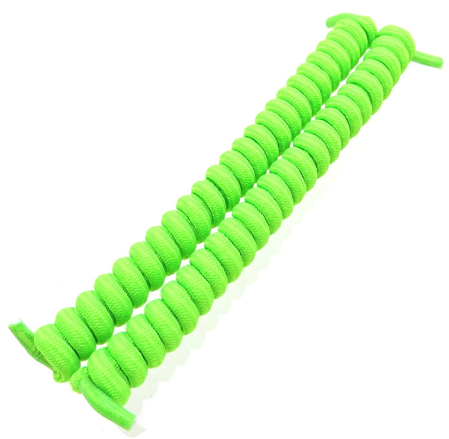 Curly Twister Elastic NoTie Shoelaces Solid Colors/One Size Fits Most