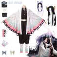 thumbnail image 2 of Disfraz de Kochou de Anime Shinobu para adultos y niños, ropa de Cosplay de Kanae, uniforme con Clip de mariposa, capa de Slayer, traje de Halloween, 2 of 5