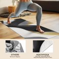 thumbnail image 4 of Black White Gray Gold Marble Pattern Hot Yoga Mat Towel Non Slip for Hot Yoga - Quick-Drying Yoga Mat Cover with 4 Corner Pockets with Travel Bag - Hot Yoga Towel Non Slip 74"x26", 4 of 6
