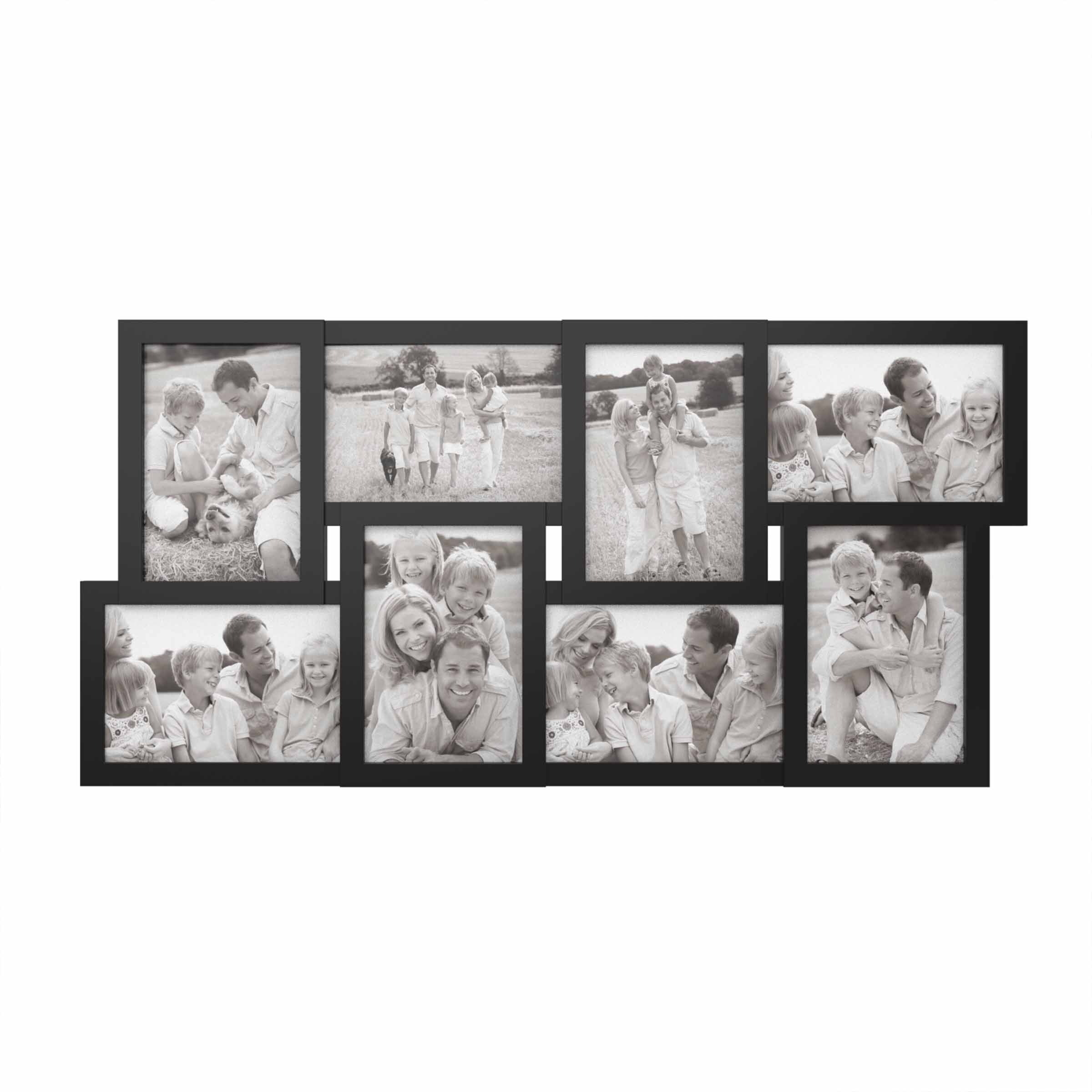  Lavezee 10 Opening 4x6 Black Collage Picture Frame
