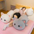 thumbnail image 2 of Muñeco de peluche Kawaii de 40-70cm para niños y niñas, almohada bonita, cojín de gato de alta calidad, regalos para decorar a los niños, 2 of 5