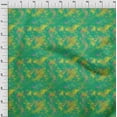 thumbnail image 3 of oneOone Cotton Jersey Jewel Green Fabric Batik Craft Projects Decor Fabric Printed By The Yard 58 Inch Wide, 3 of 4