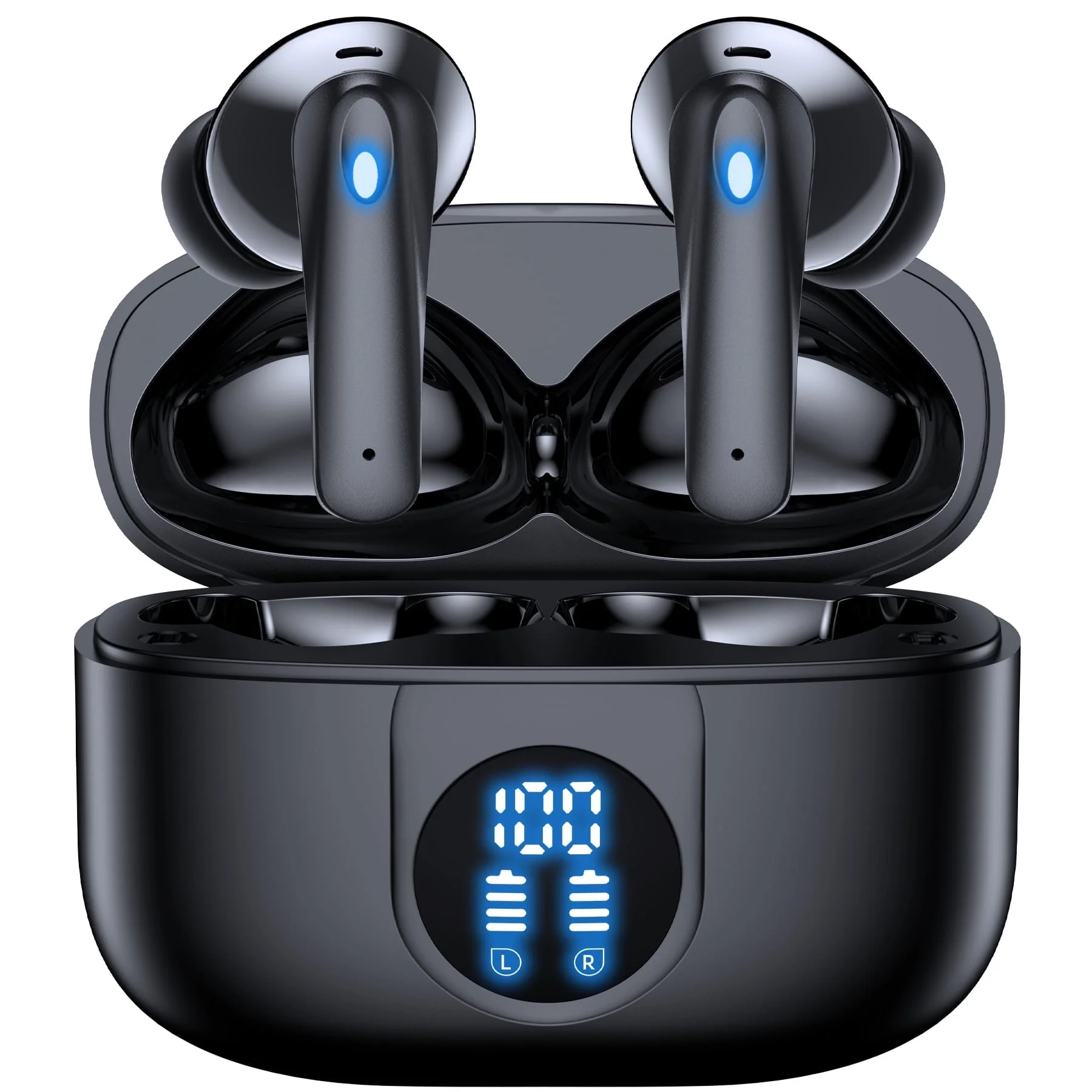 Écouteurs De Traduction Bluetooth 5.4 - 140 Langues, Traduction En Temps Réel Avec 0,5 S De Délai, Réduction De Bruit ANC, étanches IPX5 | Pour Voyages, Réunions, Communication Multilingue