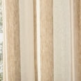 thumbnail image 5 of SAFAVIEH Vari Grommet Curtain Panel, 52" x 96", Natural/White Stripe, 5 of 6