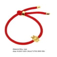 thumbnail image 2 of Zodiac Rabbit Bracelet Chinese Zodiac Animal Charm Red Bracelets for Women, 2 of 7