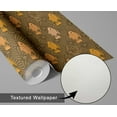 thumbnail image 6 of S4Sassy Ocean Fish Print Wallpaper- Brown Wall Covering,25"x 120" Self-Adhesive Textured Vinyl Wall Paper, Wallwrap, DIY Walls Covering for Kids Bedroom, Kid's room wall decor, Playroom wallpaper, 6 of 9