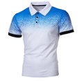 thumbnail image 4 of FAVIPT Mens Trendy Shirts 2024 Men's Polo Shirts Short Sleeve Casual Polo T Shirt Big and Tall Color Block Slim Fit Golf Shirts for Men Plus Size Polo Tops with Pocket White XL, 4 of 5