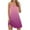 Hot Pink, variant on Womens Ombre Slip Dress V Neck Design Silky Fabric Relaxed Silhouette for Casual Gatherings Green XXL