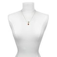 thumbnail image 3 of Delight Jewelry Silvertone Mini Orange Basketball - Mia Monkey Charm Necklace, 3 of 4