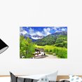 thumbnail image 1 of Alpine Scenery Dolomites Val Wall Mural by Wallmonkeys Peel and Stick Graphic (18 in W x 12 in H) WM101108, 1 of 4