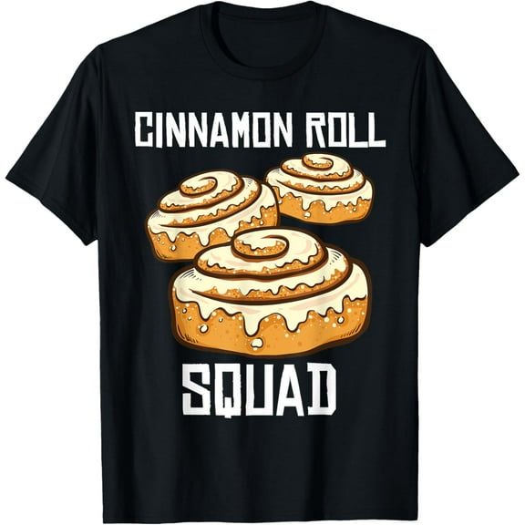 Cinnamon ROll Squad Cinnamon Roll Baking T-Shirt