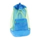 thumbnail image 4 of Bolsa de malla para playa, plegable, con cordón, portátil, para recoger conchas Azul, 4 of 9