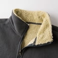 thumbnail image 7 of WTOBBY Men's Casual Solid Color Double-Sided Fleece Zipper Vest, Stand-Up Collar Fleece Vest for Layering in Cool Weather, Soft and Warm for Outdoor and Casual Wear,Dark Gray 2XL, 7 of 7