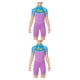 thumbnail image 3 of Advancent Trajes de neopreno Breathe Freely, traje de buceo para niños, traje de neopreno de una pieza para niños y niñas, antimedusas, varios tamaños Violeta XXL 2piezas Advancent CBP194451, 3 of 6