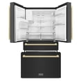 thumbnail image 3 of ZLINE 36" Autograph Refrigerator with Water and Ice Dispenser in Black with Champagne Bronze Square Handles, RFMZ-W36-BS-FCB, 3 of 9