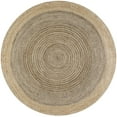 thumbnail image 6 of nuLOOM Eleonora Casual Jute Area Rug, 6', Round, Eleonora Grey, 6 of 9