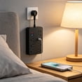 thumbnail image 4 of Multi Port Charging Socket, Compact Travel Adapter With Short Cord Design, for Home and Office Use, Black, 4 of 6