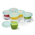 thumbnail image 2 of OXO Tot Baby Blocks Food Storage Containers, 2 oz, Opal, 6-Pack, For Infants Ages 0-12 months, 2 of 8