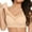 #Beige, variant on Womens Compression Seamless Push Up Wireless Bra,Posture Correcting Bra,Breathable Lift Up Bra for Women,Plus Size Ice Silk Gathering Bra Push Up Sof Smoothing Bra Everyday Bras(1Pc) Beige Xxl