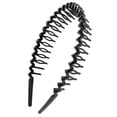 thumbnail image 2 of 10 Uds diademas de plástico negro para el cabello, accesorios para herramientas de bricolaje para el cabello de Colcomx diadema de plástico, 2 of 8