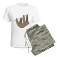 thumbnail image 5 of CafePress - Sloth Women's Light Pajamas - Women's Short Sleeve Print T-Shirt and Pants Light Cotton Pajama Set, 5 of 7