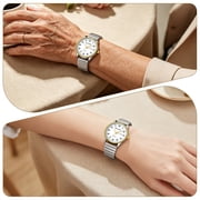 SKMEI Watches for Women Easy Reader Ladies Analog Quartz Watch Luminous Date Waterproof Watch Gift for Womens Wristwatch